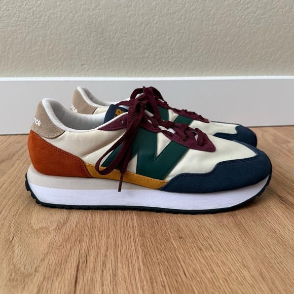 Other - New Balance 237 Beige Nightwatch Green Sneakers Men’s 10.5